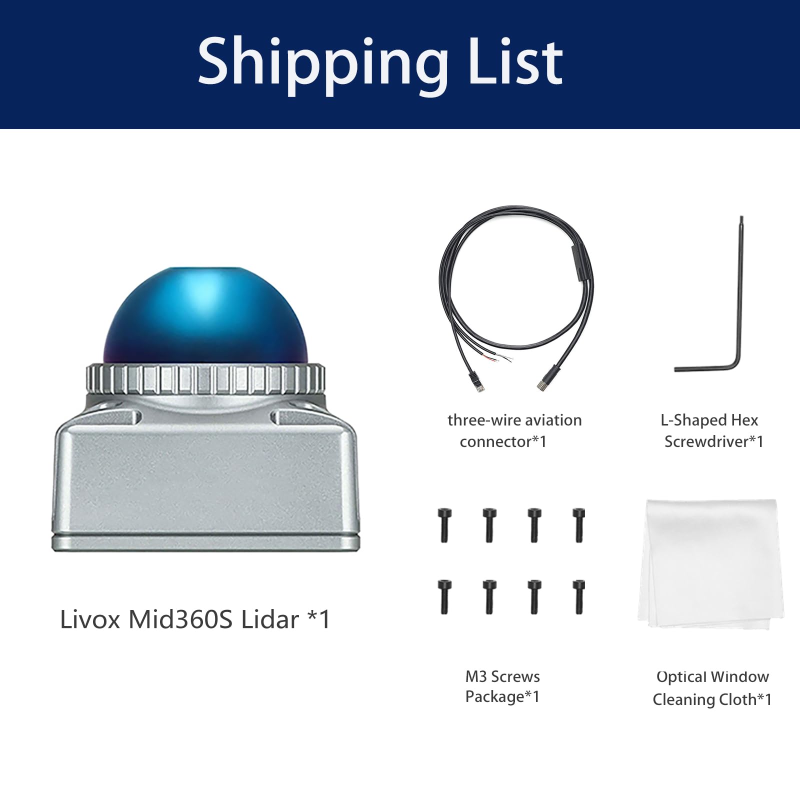 Livox Mid-360S lidar Minimal Detection Range Original for Self